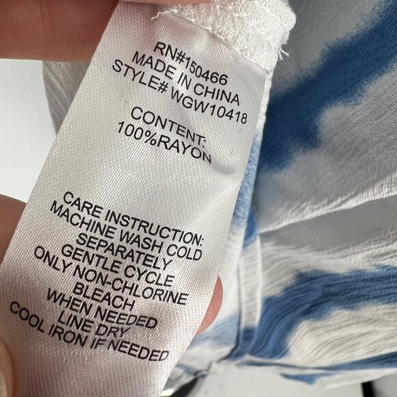 Market & Spruce Tie-Dye Sleeveless Wrap Top Size XXL NWT - Picture 5 of 7